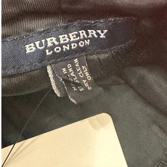 Burberry Red Black Plaid Wool Blend Bucket Hat Women's Size Small Medium - Picture 11 of 11